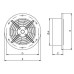 ΕΞΑΕΡΙΣΤΗΡΑΣ AROS Φ450 - 250W - 69dB(A) - 5365m3h