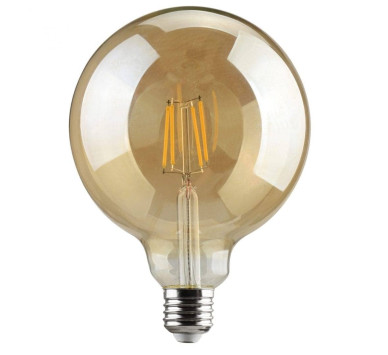 GLOBE LED G95 FILAMENT Ε27 6W DIM. WARM GOLDEN 100 lm/w 360° - ΜΕΛΙ