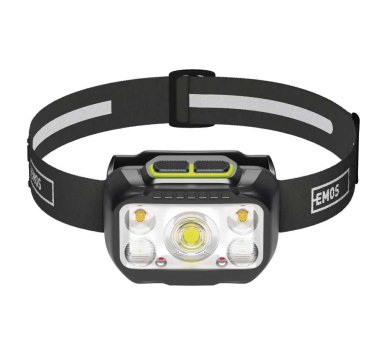 EMOS ΕΠΑΝΑΦΟΡΤΙΖΟΜΕΝΟΣ ΦΑΚΟΣ ΚΕΦΑΛΗΣ LED 550 lm, 110 m, Li-Pol 1000 mAh / 3x AAA