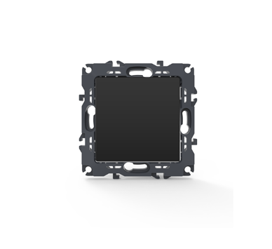 PRIME ΔΙΑΚΟΠΤΗΣ ΑΛΕΡΕΤΟΥΡ ΜΕ ΚΛΙΠ 1P 10AX 250VAC IP20 MAT ΑΝΘΡΑΚΙ