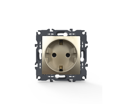 PRIME ΠΡΙΖΑ ΣΟΥΚΟ ΑΣΦΑΛΕΙΑΣ 1x2P+E 16A 250VAC IP20 MAT ΣΑΜΠΑΝΙΖΕ