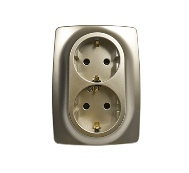PRIME ΠΡΙΖΑ ΣΟΥΚΟ ΑΣΦΑΛΕΙΑΣ 2x2P+E 16A 250VAC IP20 MAT ΣΑΜΠΑΝΙΖΕ