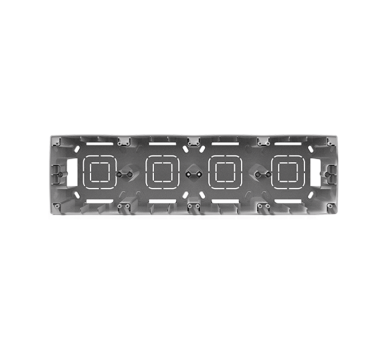PRIME KOYTI ΕΠΙΤΟΙΧΟ 4 ΘΕΣΕΩΝ IP20 ΛΕΥΚΟ