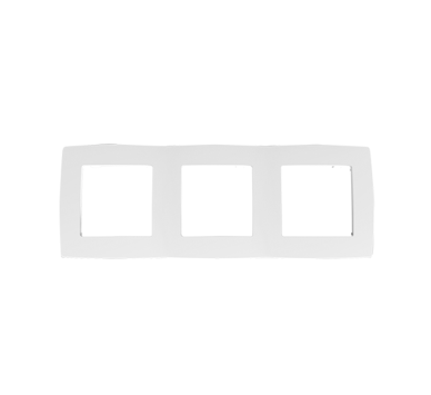 PRIME ΠΛΑΙΣΙΟ 3 ΘΕΣΕΩΝ IP20 ΛΕΥΚΟ