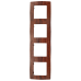 PRIME ΠΛΑΙΣΙΟ 4 ΘΕΣΕΩΝ IP20 ΞΥΛΟ