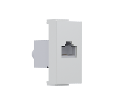  MODYS ΠΡΙΖΑ ΔΙΚΤΥΟΥ ΙΒΟΥΑΡ 1 ΣΤ. RJ45 CAT.6 ΜΕ ΘΩΡΑΚΙΣΗ IP20