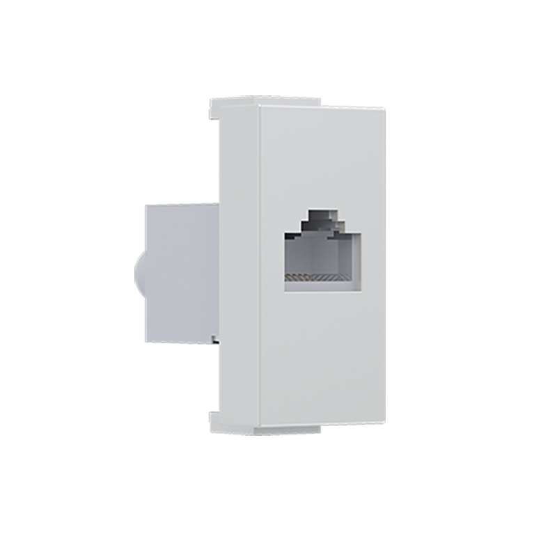  MODYS ΠΡΙΖΑ ΔΙΚΤΥΟΥ ΙΒΟΥΑΡ 1 ΣΤ. RJ45 CAT.6 ΜΕ ΘΩΡΑΚΙΣΗ IP20