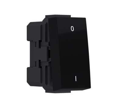 MODYS ΔΙΑΚΟΠΤΗΣ ΔΙΠΟΛΙΚΟΣ (0-1) ΜΑΥΡΟΣ ΜΑΤ  1 ΣΤ. 2P 10AX 250VAC IP20