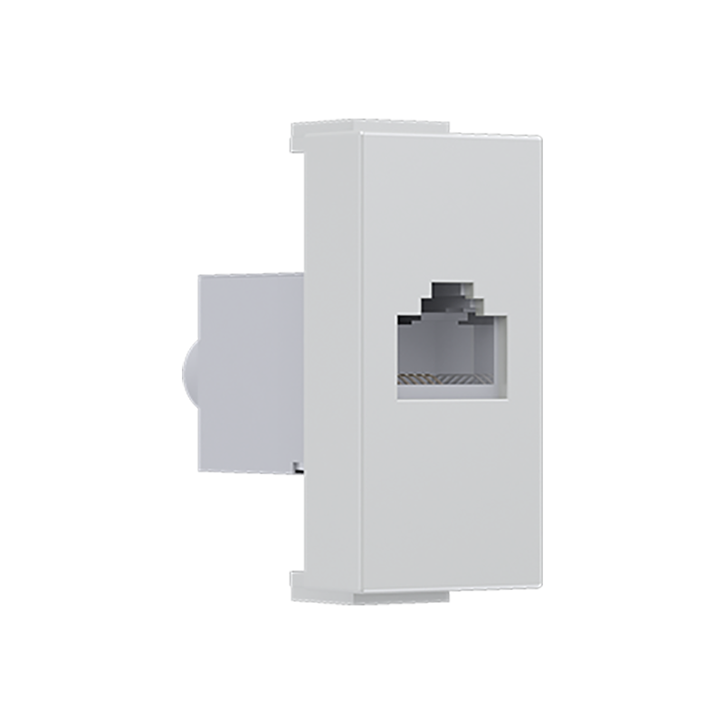  MODYS ΠΡΙΖΑ ΔΙΚΤΥΟΥ ΙΒΟΥΑΡ  1 ΣΤ. RJ45 CAT.6A ΜΕ ΘΩΡΑΚΙΣΗ IP20