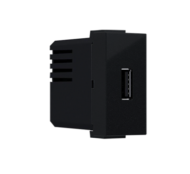  MODYS ΠΡΙΖΑ ΤΡΟΦΟΔΟΣΙΑΣ USB 1 ΣΤ. 1xUSB ΜΑΥΡΗ ΜΑΤ  5VDC 1.2A IP20