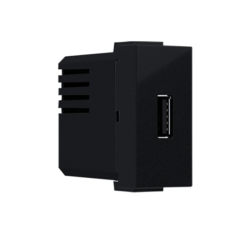  MODYS ΠΡΙΖΑ ΤΡΟΦΟΔΟΣΙΑΣ USB 1 ΣΤ. 1xUSB ΜΑΥΡΗ ΜΑΤ  5VDC 1.2A IP20