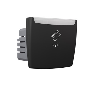  MODYS ΜΗΧΑΝΙΚΟΣ ΚΑΡΤΟΔΙΑΚΟΠΤΗΣ 2 ΣΤ. 220V 10Α IP20 ΜΑΥΡΟ ΜΑΤ