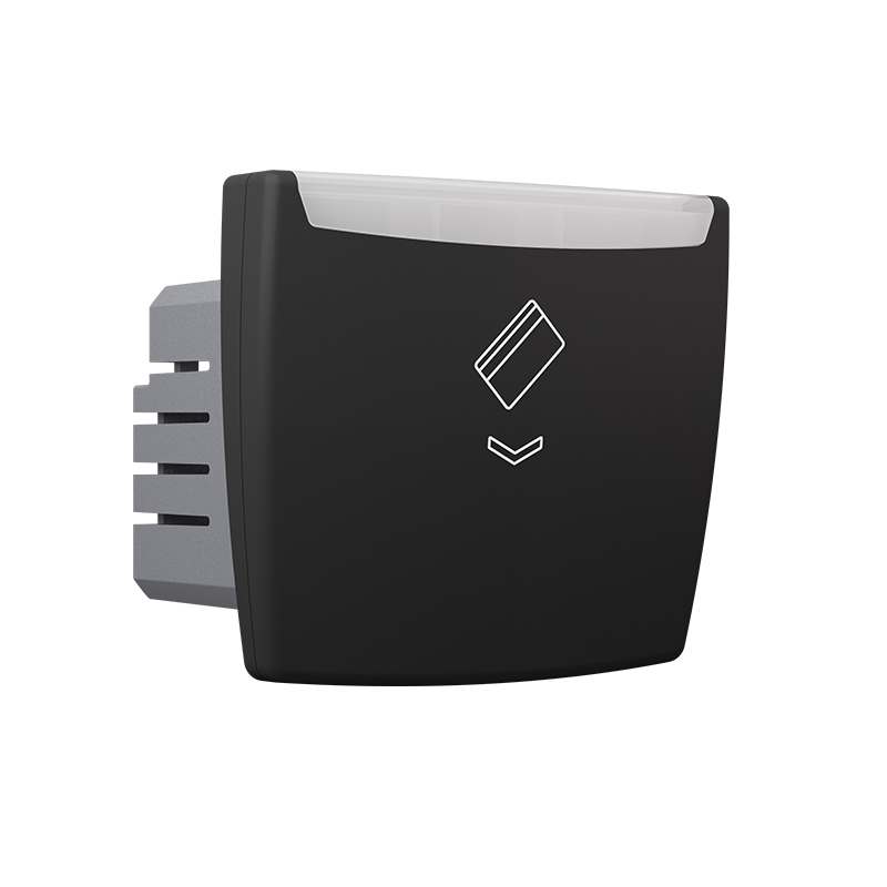  MODYS ΜΗΧΑΝΙΚΟΣ ΚΑΡΤΟΔΙΑΚΟΠΤΗΣ 2 ΣΤ. 220V 10Α IP20 ΜΑΥΡΟ ΜΑΤ