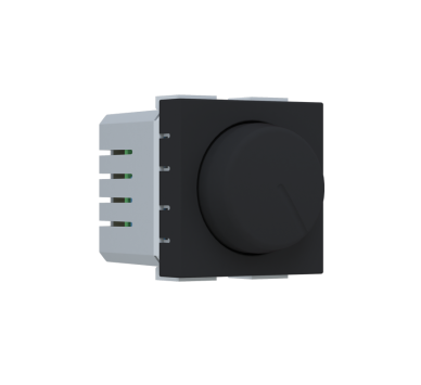  MODYS ΠΕΡΙΣΤΡΟΦΙΚΟ Α/Ρ DIMMER LED (7-110W) 2M 250VAC IP20 ΜΑΥΡΟ ΜΑΤ