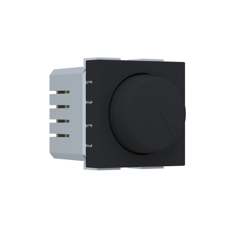  MODYS ΠΕΡΙΣΤΡΟΦΙΚΟ Α/Ρ DIMMER LED (7-110W) 2M 250VAC IP20 ΜΑΥΡΟ ΜΑΤ