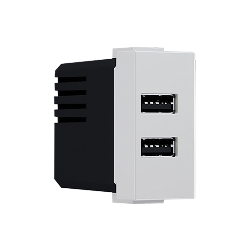  MODYS ΠΡΙΖΑ ΤΡΟΦΟΔΟΣΙΑΣ USB 1 ΣΤ. 2xUSB ΙΒΟΥΑΡ 5VDC 2X1.2A IP20