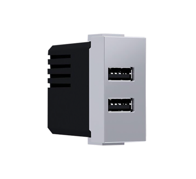  MODYS ΠΡΙΖΑ ΤΡΟΦΟΔΟΣΙΑΣ USB 1 ΣΤ. 2xUSB ΑΣΗΜΙ 5VDC 2X1.2A IP20