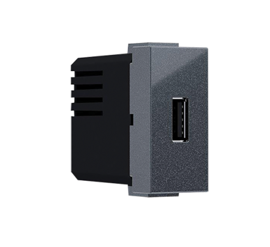  MODYS ΠΡΙΖΑ ΤΡΟΦΟΔΟΣΙΑΣ USB 1 ΣΤ. 1xUSB ΑΝΘΡΑΚΙ 5VDC 1.2A IP20