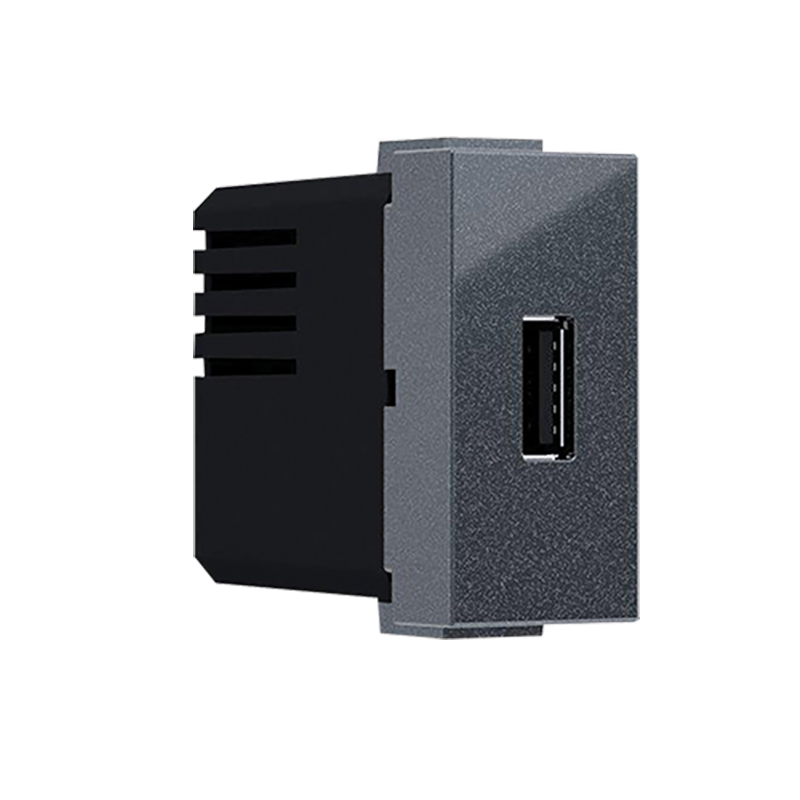  MODYS ΠΡΙΖΑ ΤΡΟΦΟΔΟΣΙΑΣ USB 1 ΣΤ. 1xUSB ΑΝΘΡΑΚΙ 5VDC 1.2A IP20