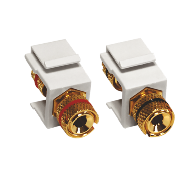  MODYS ΑΝΤΑΠΤΟΡΑΣ 2xΗΧΕΙΩΝ LS 4MM ΛΕΥΚΟΣ