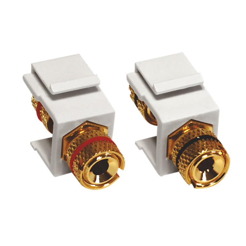  MODYS ΑΝΤΑΠΤΟΡΑΣ 2xΗΧΕΙΩΝ LS 4MM ΛΕΥΚΟΣ