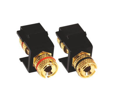  MODYS ΑΝΤΑΠΤΟΡΑΣ 2xΗΧΕΙΩΝ LS 4MM ΜΑΥΡΟΣ