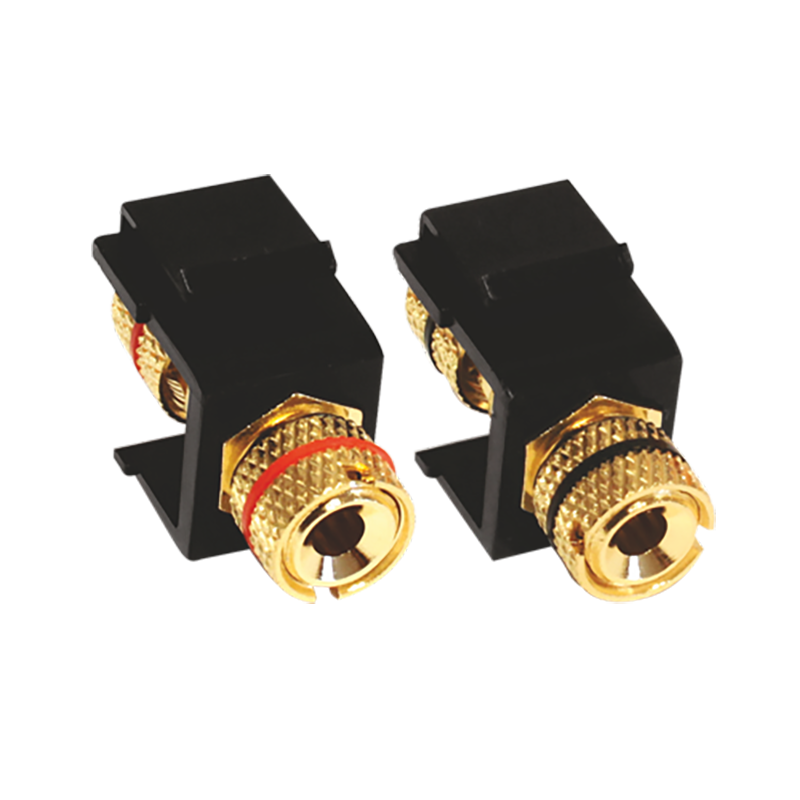  MODYS ΑΝΤΑΠΤΟΡΑΣ 2xΗΧΕΙΩΝ LS 4MM ΜΑΥΡΟΣ