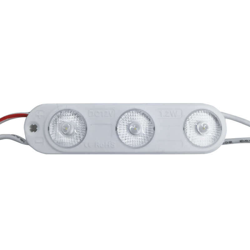 LED SMD SIGN MODULE ABS 12VDC 1.2W 6500K 190LM IP65 170° 79x19x10.5MM 3x2835 5YRS(20PCS STRING)