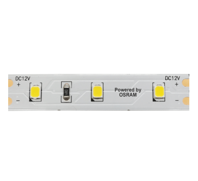 LED SMD STRIP 12V DC 12W/M 4000K 1400LM/M IP20 10MM CRI80 OSRAM 2835 60LEDS/M 3SDCM 5M REEL 5YRS