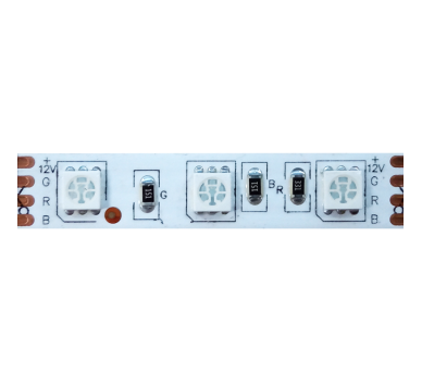 ΛΩΡΙΔΑ LED 5M 14.4W/M 12V DC IP20 RGB 10mm