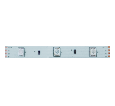 ΛΩΡΙΔΑ LED 5M 7.2W/M 12V DC IP20 RGB 10mm
