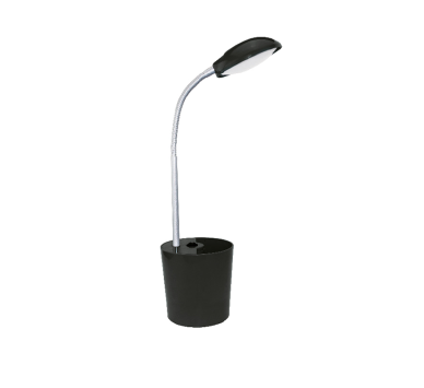 NETTO LED Φ/Σ ΓΡΑΦΕΙΟΥ 5W 4000Κ ΜΟΛΥΒΟΘΗΚΗ ΜΑΥΡΟ 230V Φ11ΧΗ49CM HULLEN