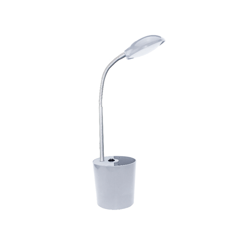 NETTO LED Φ/Σ ΓΡΑΦΕΙΟΥ 5W 4000Κ ΜΟΛΥΒΟΘΗΚΗ ΓΚΡΙ 230V Φ11ΧΗ49CM HULLEN