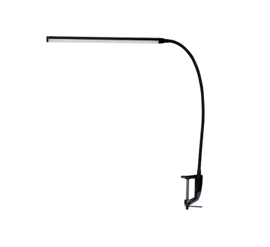 LED ΓΡΑΦΕΙΟΥ 5W 4000Κ ΑΦΗΣ ΜΑΥΡΟ+ΣΠΙΡΑΛ+ΣΦΙΓΚΤΗΡ 230VΗ85,5CM DELGADO