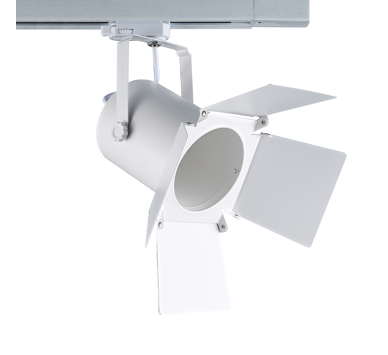 TRACK LIGHT No238 WHITE 4WIRE PAR30 E27