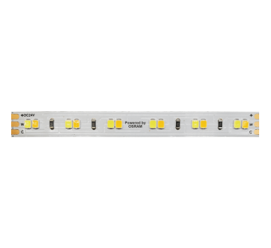 LED SMD STRIP 24VDC 18W/M CCT 1720LM/M MAX IP20 10MM CRI90 OSRAM 2835 120LEDS/M 3SDCM 5M REEL5YRS
