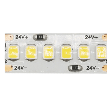 LED SMD STRIP 24VDC 28.8W/M 3000K 2910LM/M IP20 10MM CRI80 OSRAM 2835 240LEDS/M 3SDCM 5M REEL5YRS