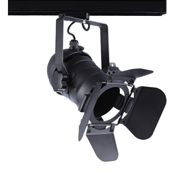 TRACK LIGHT No242 BLACK 4WIRE PAR30 E27