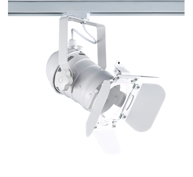 TRACK LIGHT No242 WHITE 4WIRE PAR30 E27