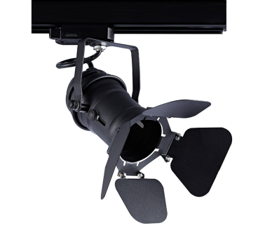 TRACK LIGHT No244 BLACK 4WIRE GU10