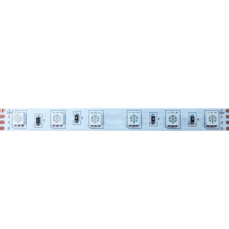 ΛΩΡΙΔΑ LED 5M 14.4W/M 24V DC IP65 NANO RGB 10mm