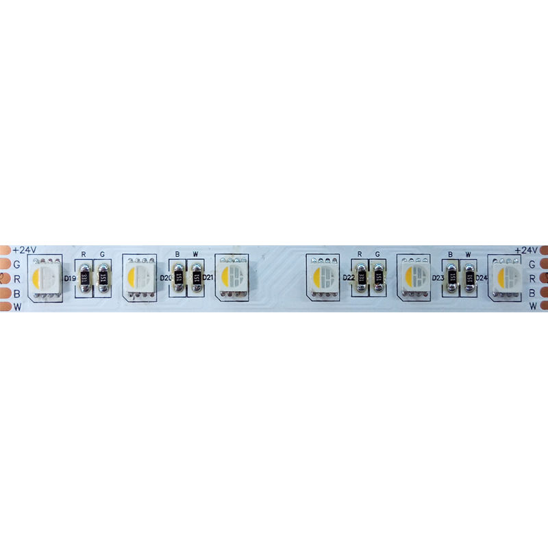 ΛΩΡΙΔΑ LED 5M 17W/M 24V DC IP65 ΝΑΝΟ RGBW-6500K 12mm