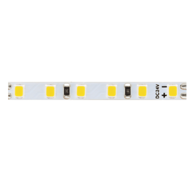 LED SMD STRIP 24VDC 9.6W/M 3000K 1010LM/M IP20 5MM CRI80 EPISTAR 2835 120LEDS/M 5SDCM 5M REEL3YRS