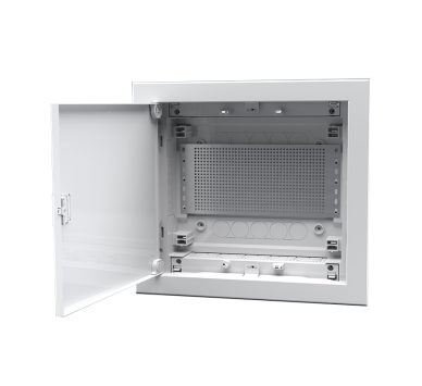 FLUSH MOUNTING FOR IT EQUIPMENT 1 ROW METAL DOOR