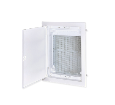 FLUSH MOUNTING ENCLOSURE FOR IT EQUIPMENT - 2 ROWS, WHITE DOOR IP30 IN63A 442X346X92mm