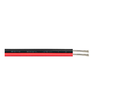 2 WIRE(RED-BLACK) 100M SPOOL (17*0,12mm)