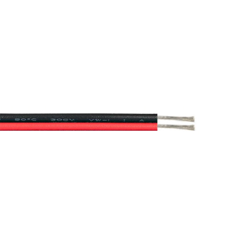 2 WIRE(RED-BLACK) 100M SPOOL (17*0,12mm)