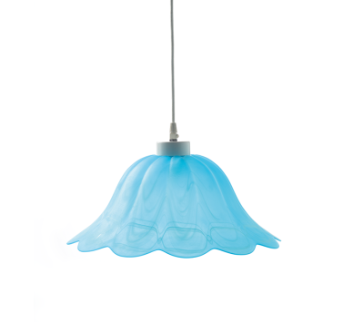 NETTO ΓΥΑΛΙ Νο309 Φ40 W.ALABASTER BLUE SATIN MANDALAY