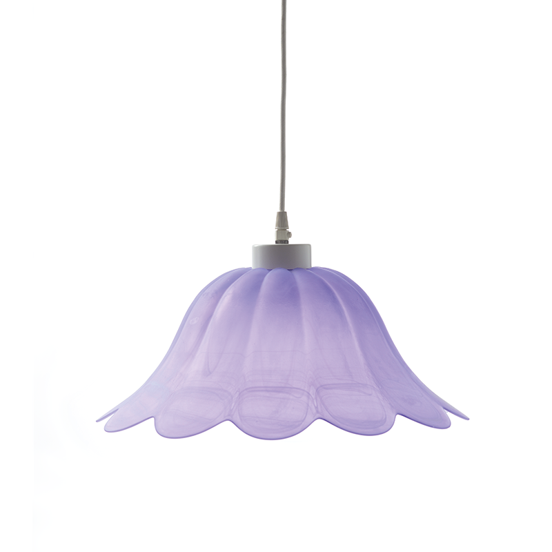 NETTO ΓΥΑΛΙ Νο309 Φ40 W.ALABASTER LILA SATIN MANDALAY