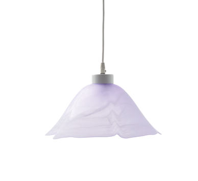 NETTO ΓΥΑΛΙ Νο379 Φ35 W.ALABASTER LILA SATIN MELROSE